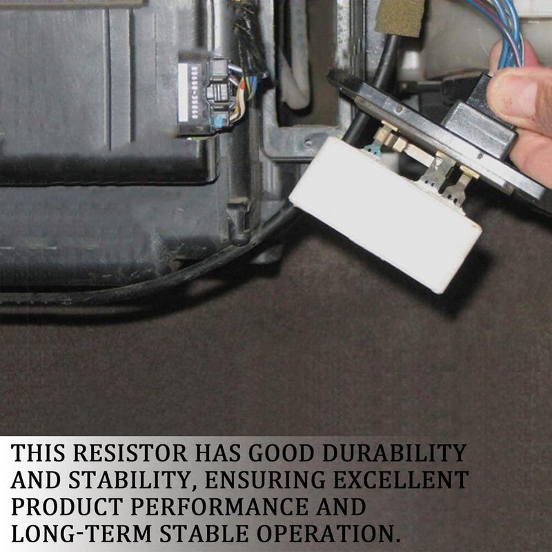 QQWD HVAC Fan Blower Motor Resistor, 12V AC Heater Resistor Replacement for 1994-2008 Dodge Ram 1500 2500 3500 Pickup 1993-1999 Grand Cherokee, AC Blower Motor Replaces 4720278, 68004241AA, 5012212AA - Image 4